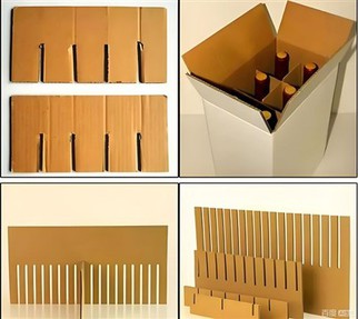 Lainepapist kastid jaoturitega